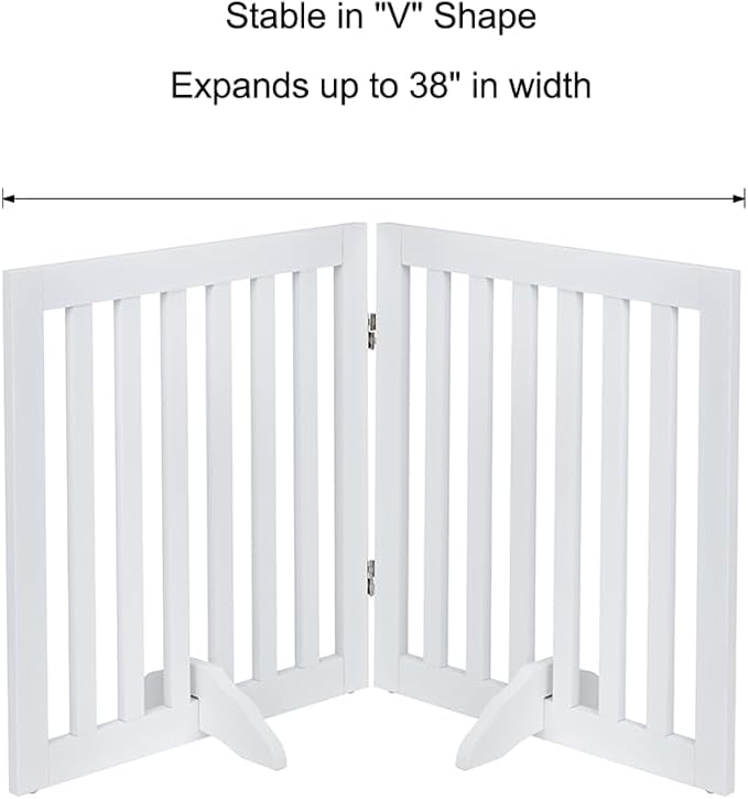 unipaws 24”H Free Standing Pet Gate - Image 6