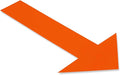 Mighty Line Solid Arrows Directional Sticker Sign Floor Marking Tape by MightyLine