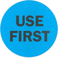 2 Inch Round Blue Labels for Inventory Food Rotation Control, 500 Stickers Per by NextDayLabels