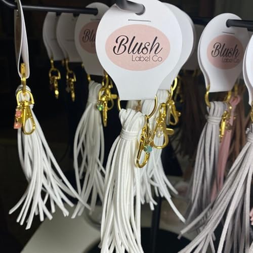 Custom 50/100/200pcs Jewelry Holder Cards,Personalized Logo Necklace Display Cards,Fold Over Tags for Bracelet Earrings Keychain Hair Accessories (1.5 * 4inch (Circle)) - Image 4