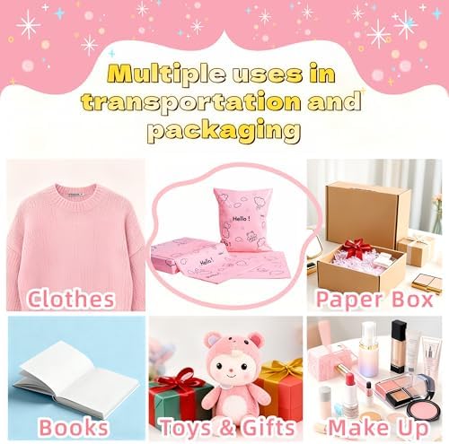 FERENLI 50 Pcs Poly Mailers Self-Seal Shipping Envelopes Packaging Bags - Image 6