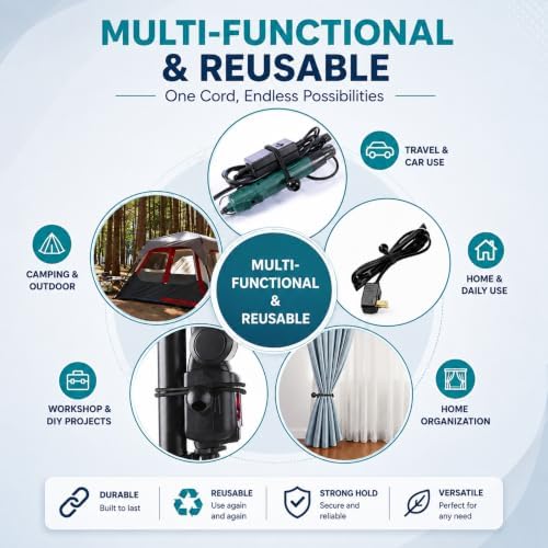 30 Pcs 4 Inches Ball Bungee Cords, Black Heavy Duty Heavyweight Tarp Black Ball Bungee, 4mm Thickness Weather Resistant Tie Down Strap, Suitable for Camping, Securing Tents, Fixing Cables and Hoses - Image 6