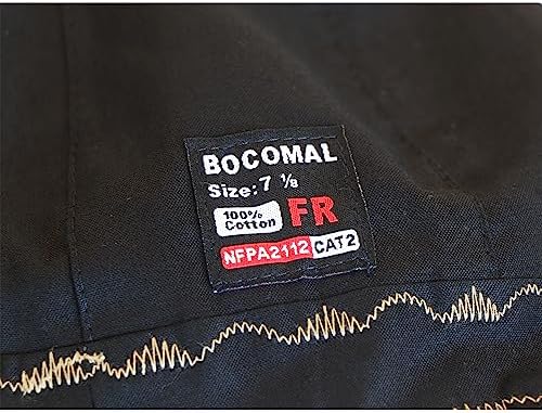 BOCOMAL FR Welding Cap Paisley Printed CAT2 Midweight 6 Pannel Welder Caps - Image 4