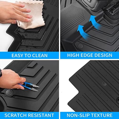 Bomely Floor Mats for 2020-2026 Toyota Highlander 7 Seats - Image 6