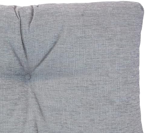 Klear Vu The Gripper Non-Slip Tufted Bench Cushion for Indoor Furniture, Assembled in USA, Entryway Storage, Bay Window, Corner Nook or Piano Seat, 30 Inches, Chenille Gray - Image 4