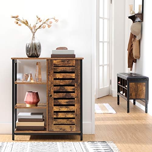 VASAGLE Buffet Cabinet, Sideboard, 1 Doors, 27.6 x 11.8 x 31.9 Inches - Image 5