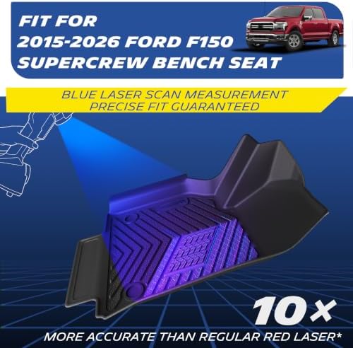 Michelin Vehicle Mats for 2015-2026 Ford F150 SuperCrew Cab Bench Seat - Image 4