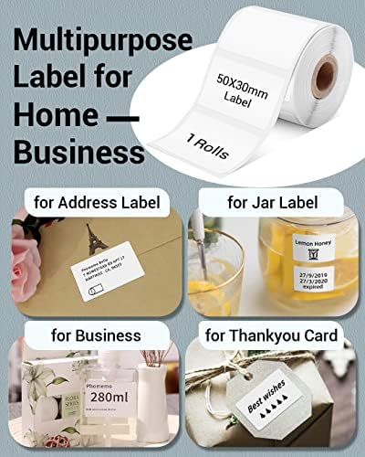 Phomemo Thermal Labels, 1.97"x 1.18", for M110/M100/M220/M108, 230 PCS (Pack of 2) - Image 6