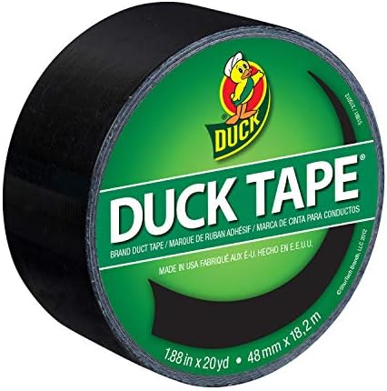 Duck Brand 1265013 Color Duct Tape, Single Roll, Black by DuckBrand