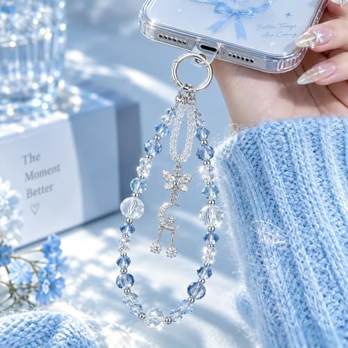 Beaded Camera Wrist Strap Cute Digital Camera Charm Lanyard, Phone Wristlet Charms, Phone Chain for Camera - Image 2