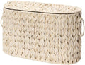 GRANNY SAYS Bathroom Toilet Paper Storage Basket with Lid, Butter Milk by GRANNYSAYS