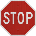 Brimar MUTCD R1-1 Stop Sign, Traffic Control, 18" Octagon, Reflective Aluminum, Road Safety Marker for Parking Lots, Private Roads, Intersections, High Visibility Durable Outdoor Metal by BrimarIndustries