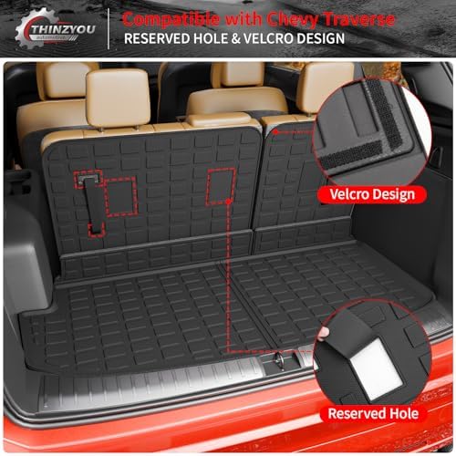 Floor Mats for 2018-2023 Chevrolet Traverse 7 Seat - Image 6