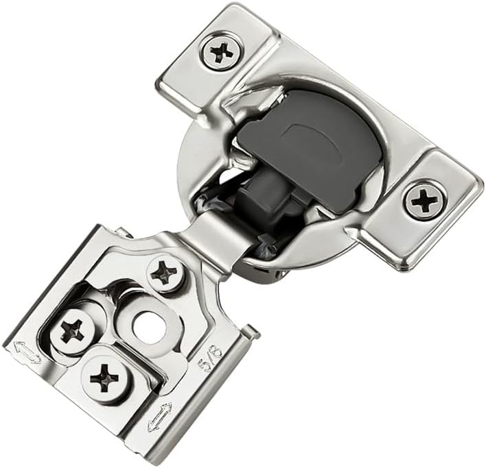 Soft Close Hinges for Kitchen Cabinet Hinges, 5/8 Inch Overlay, 60 Pack by Ravinte