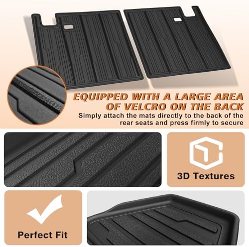 TripleAliners Trunk & Rear Seatback Mat for 2025 2026 4Runner (7 Seats) - Image 6