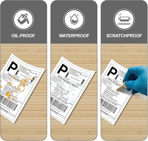 HUOJI 2 Rolls 4x6 Thermal Shipping Labels, 250 per Roll, Commercial Grade - Image 4