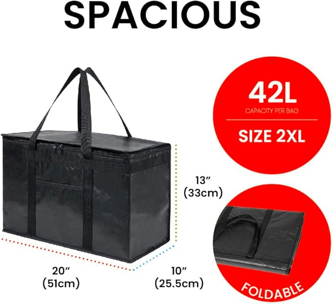 NZ home Durable XXL PRO Insulated Cooler Bag and Food Warmer - Image 3