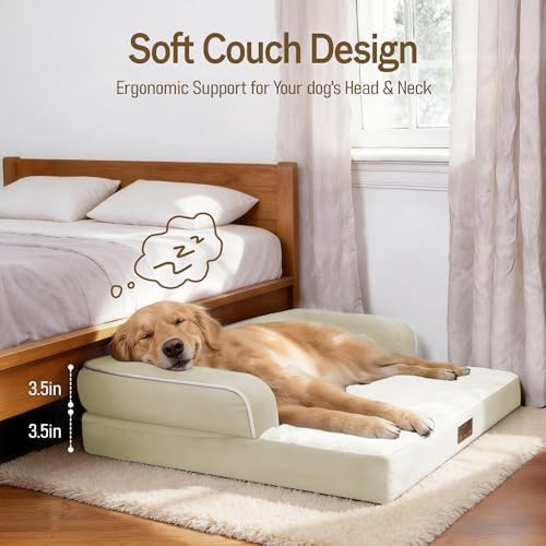 Comfort Expression Orthopedic Waterproof Jumbo Dog Bed for Giant Dogs - Image 3