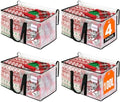RoomHacks Moving Bags, Heavy Duty Large Storage Bags, 100L, 4 Pack, Clear by RoomHacks