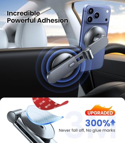 VICSEED Tesla Phone Mount for Model 3/Y,[Strongest Magnet] Car Phone Holder - Image 3