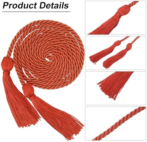 GraduationMall Graduation Honor Cord 68" Dark Orange - Image 3