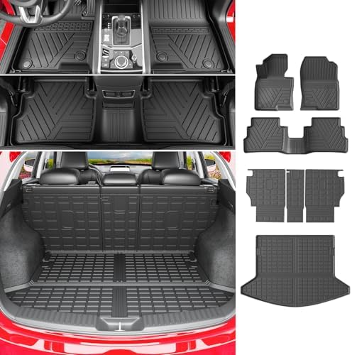 powoq Floor Mats Cargo Mat Compatible with 2017-2022 Mazda CX-5 by powoq