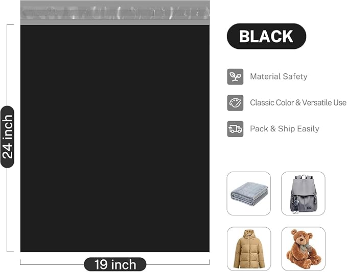 Metronic Poly Mailers 19x24 Inch 40000 Pcs, Large Shipping Bags - Image 2