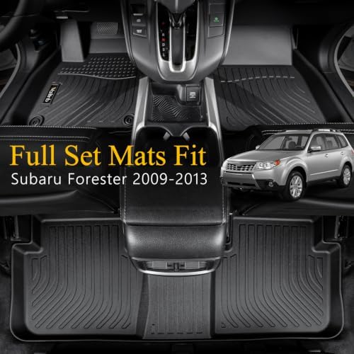 Floor Mats & Cargo Liner Backrest Mat for Subaru Forester 2009-2013 All Weather Liners Custom Fit Subaru Forester 2009-2013 Durable Accessories - Image 2