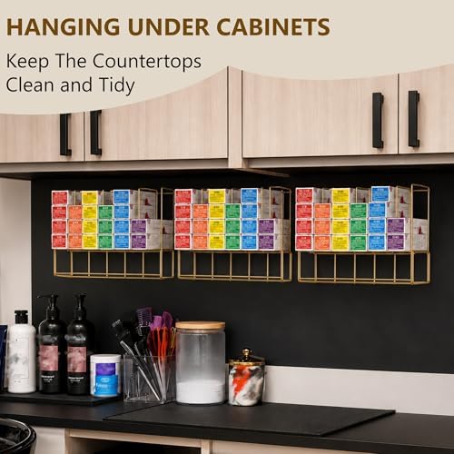 Meudid Hair Color Organizer for Salon - 2 PCS Metal Hair dye Tube Racks Storage Wall Mounted Cabinet Available - Image 6