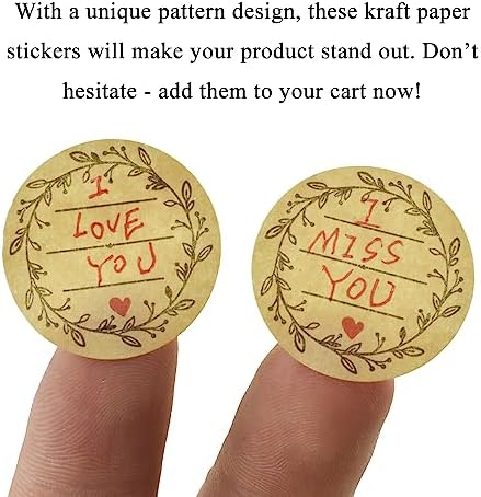 HAHIYO 1Inch 500Pcs Natural Brown Kraft Label Sticker Roll - Round, Blank, Permanent Adhesive Dot Sticker for Jar, Canning, Price Tag, Store Organization - Image 6