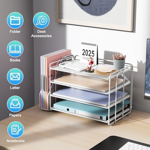 gianotter 4-Tier Paper Organizer With Magazine Holder - Image 2