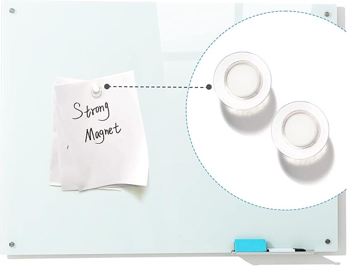 Magnetic Glass Whiteboard, Classroom & Home - Image 4