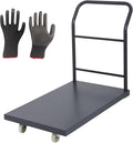 Heavy Duty Flatbed Cart 36"x24" Platform Truck, 2000 lbs Capacity Steel Hand by Unknown