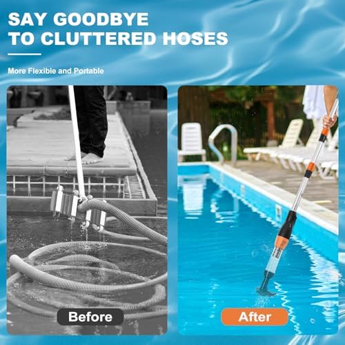 4 in 1 Cordless Rechargeable Small Pool Vacuum spa hot tub - Image 3