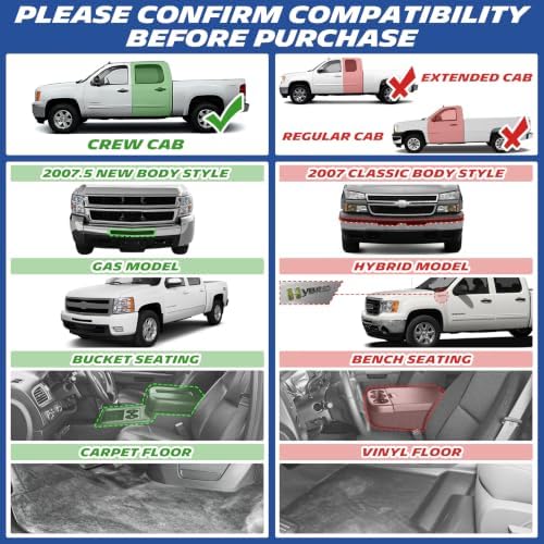 Michelin Vehicle Mats for 2007-2013 for Chevy Silverado/GMC Sierra 1500 - Image 5