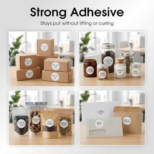 1.5" Circle Labels for Laser & Inkjet, Spartan Industrial Template C003 - Image 5