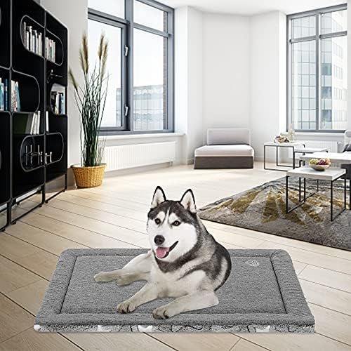 EMPSIGN Dog Crate Pad for 36"x24" Dog Crate, Star Pattern/Grey - Image 5