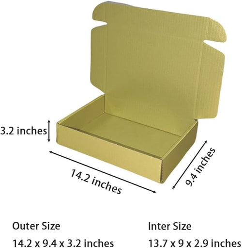 20 Pcs 14.2 x 9.4 x 3.2 inches Shipping Boxes - Image 2