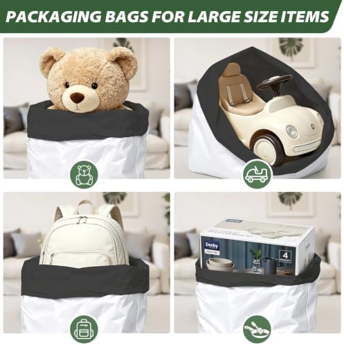 10PCS Jumbo Poly Mailers Bags 24x36 for Clothing Pillows Blankets Suitcase - Image 5