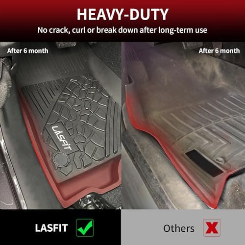 LASFIT Floor Mats for Jeep Wrangler JL 2018-2025 2026 Unlimited 4 Doors - Image 5