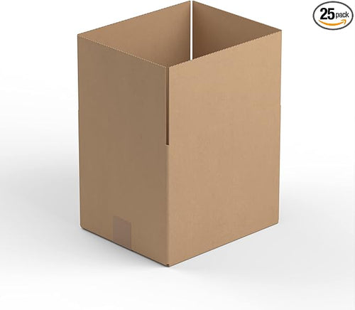 10" x 7" x 7" Kraft Corrugated RSC Shipping Box by Krollen+Industrial