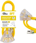 3-Outlets Indoor Outdoor Extension Cord Weatherproof by HONDERSON