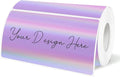 2x4 Inch Holographic Thermal Labels, Self-Adhesive Glitter Thermals Printer by Unknown