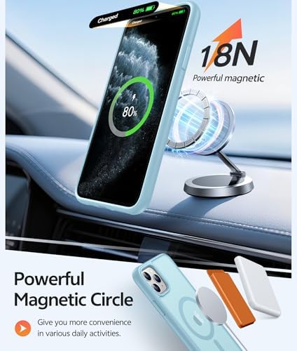 FNTCASE for iPhone 11 Pro Case, Fit for Magsafe, Translucent Matte Back - Image 3