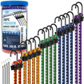 GOEASY0312 Heavy Duty Bungee Cords with Hooks, 20pcs 6 Sizes, Multi-Color by GOEASY0312