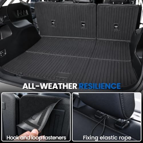 Floor Mats for Ford Edge 2015-2025, with Cargo Mat Backrest Mats - Image 5