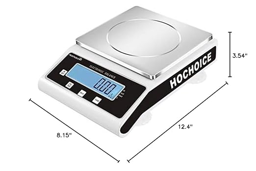 Lab Analytical Precision Scale 1000g x 0.01g | Weighs Grams, Pounds and Carats - Image 8