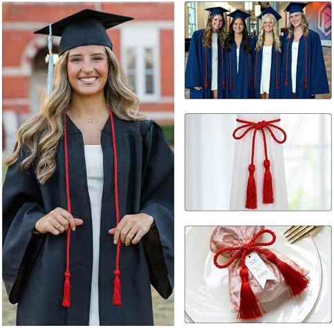 GraduationMall Graduation Honor Cord 68" Red - Image 5