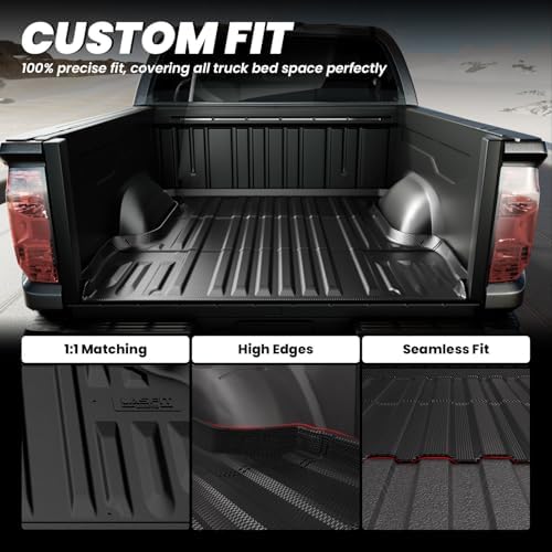 LASFIT Bed Mat for Toyota Tundra 2007-2021 (6.5FT/6.5') Truck Bed Mat - Image 4
