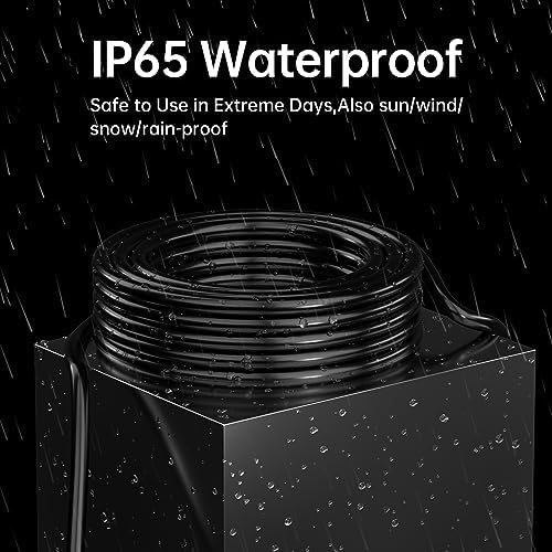 PlugSaf 16/3 3Ft 2 Pack Indoor Extension Cord Black, 3 Prong Electric Cord - Image 5